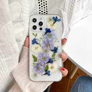 Dried Purple Flowers Case Finishifystore