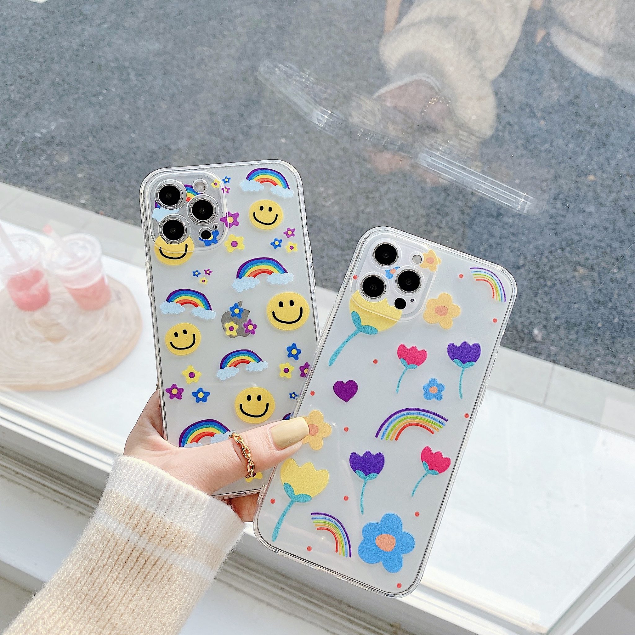 Smile Rainbow Iphone Case Finishifystore