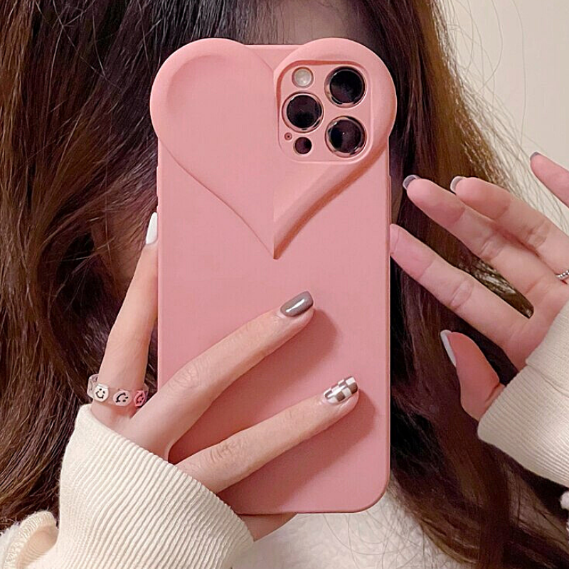 Cute Pink Heart IPhone Case FinishifyStore