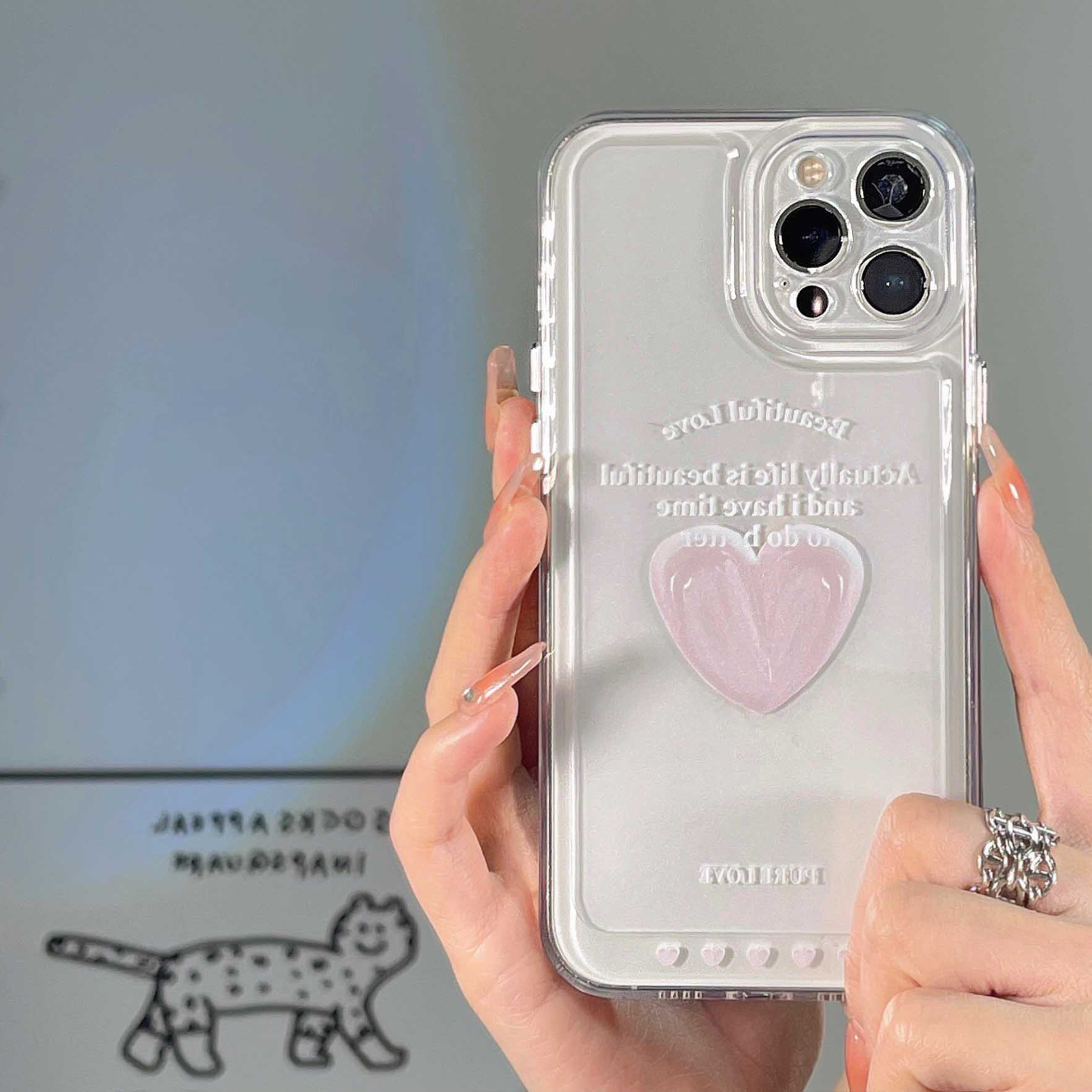 Heart Aesthetic Iphone Case Finishifystore