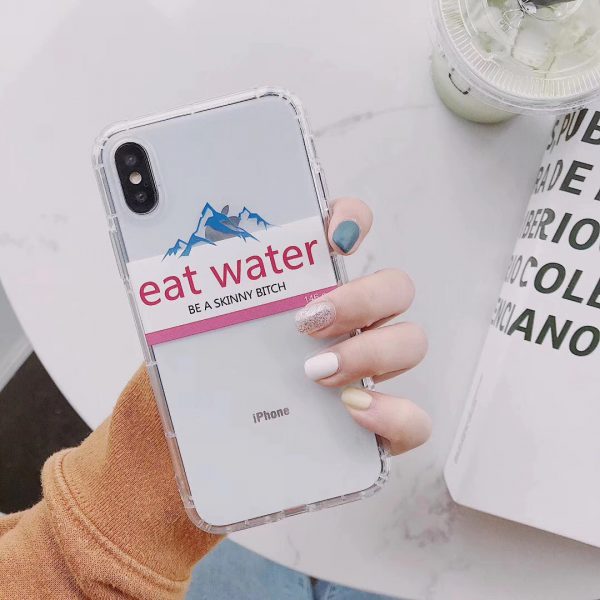 Eat Water iPhone X Case - FinishifyStore