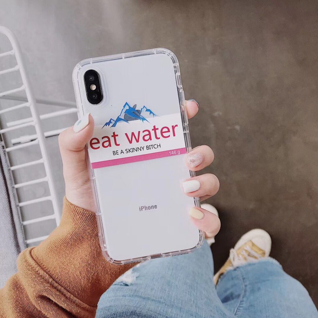 Eat Water Label Case - FinishifyStore