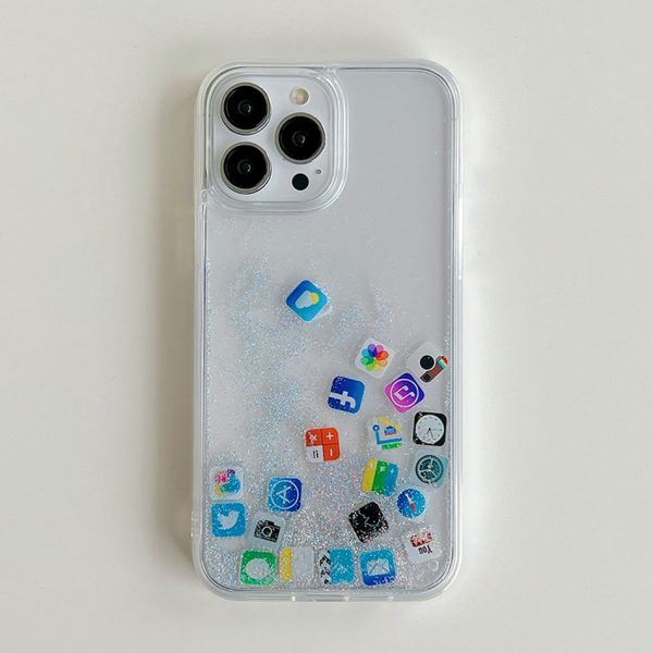 Liquid Glitter iPhone 13 Pro Max Case