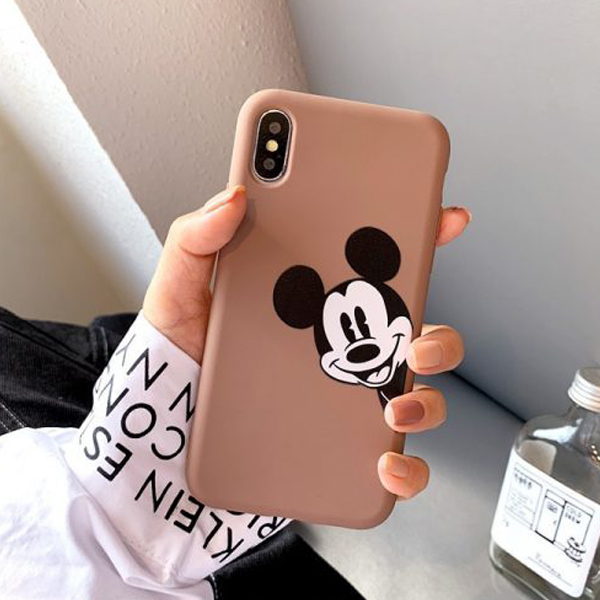 Mickey Mouse Brown iPhone XR Cases