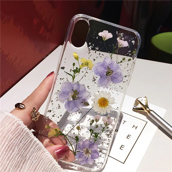 Pressed Dried Flowers iPhone Xr Case