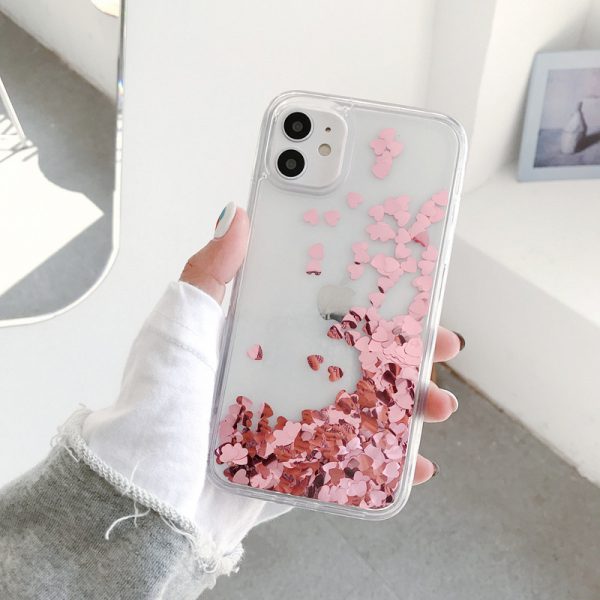 Glitter Hearts iPhone 11 Cases - FinishifyStore