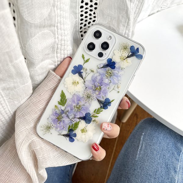 Purple Dried Flowers iPhone 13 Pro Max Case