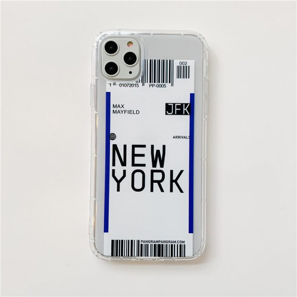 Boarding Pass Print iPhone Case - FinishifyStore