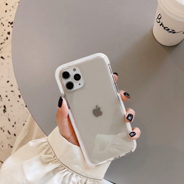 Clear Shock White iPhone Case