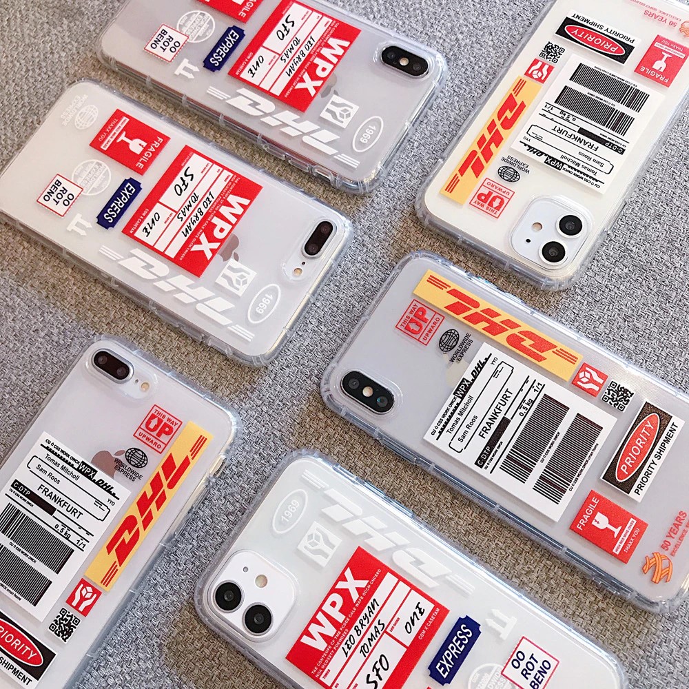 DHL Tags Label iPhone Cases - FinishifyStore