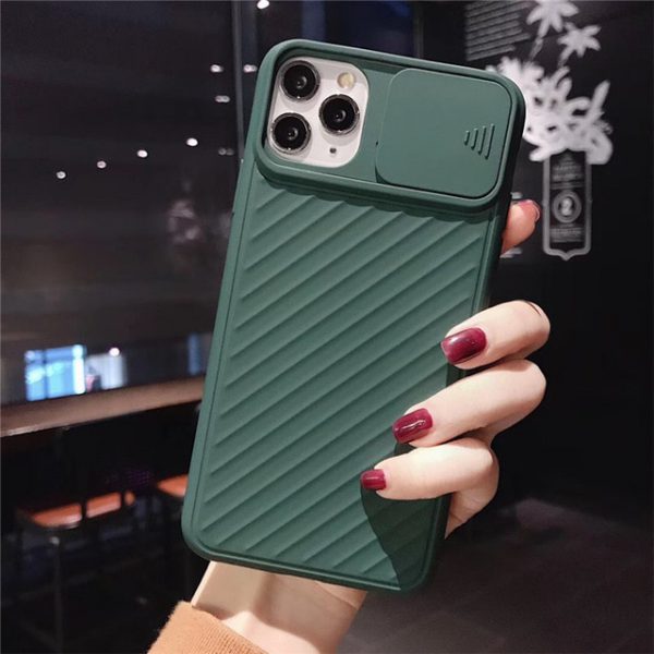 Soft Green Shockproof iPhone Case