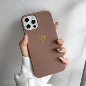 Love Heart Matte iPhone 12 Pro Max Case - FinishifyStore