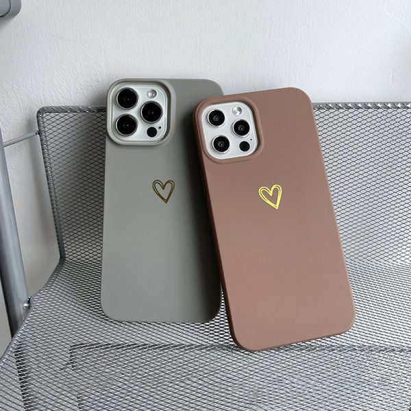 Love Heart Matte iPhone Cases - FinishifyStore