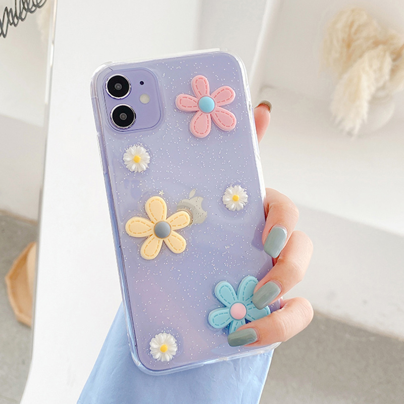 3D Purple Daisy iPhone 11 Case