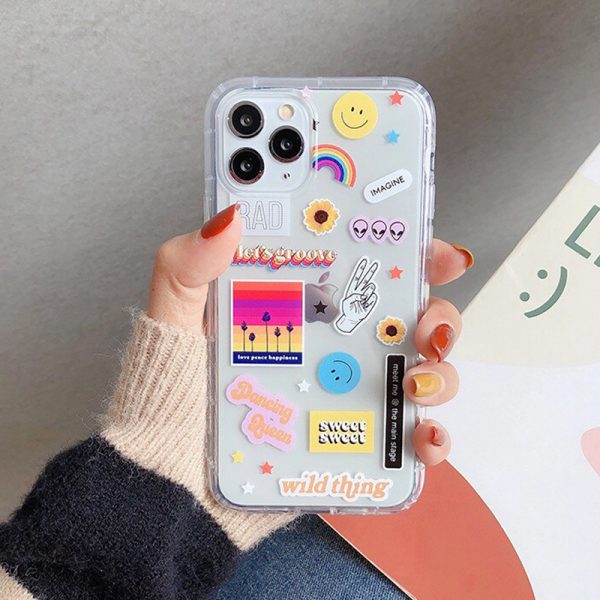 Summer Vibes Stickers iPhone Case - FinishifyStore