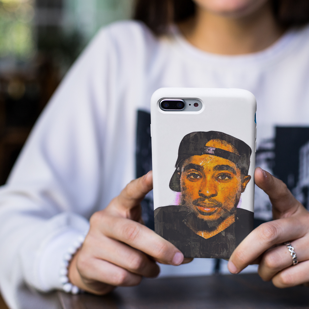 2pac design case for iPhone