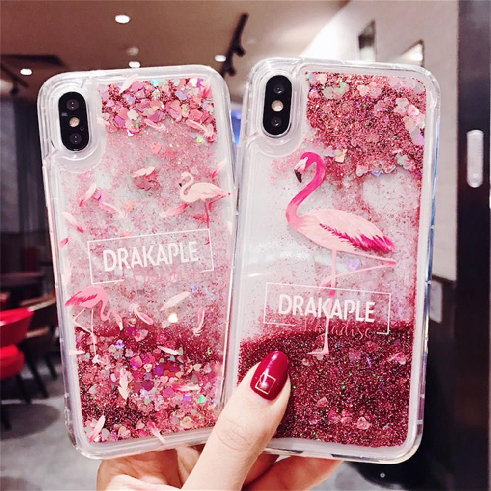 glitter flamingo tube