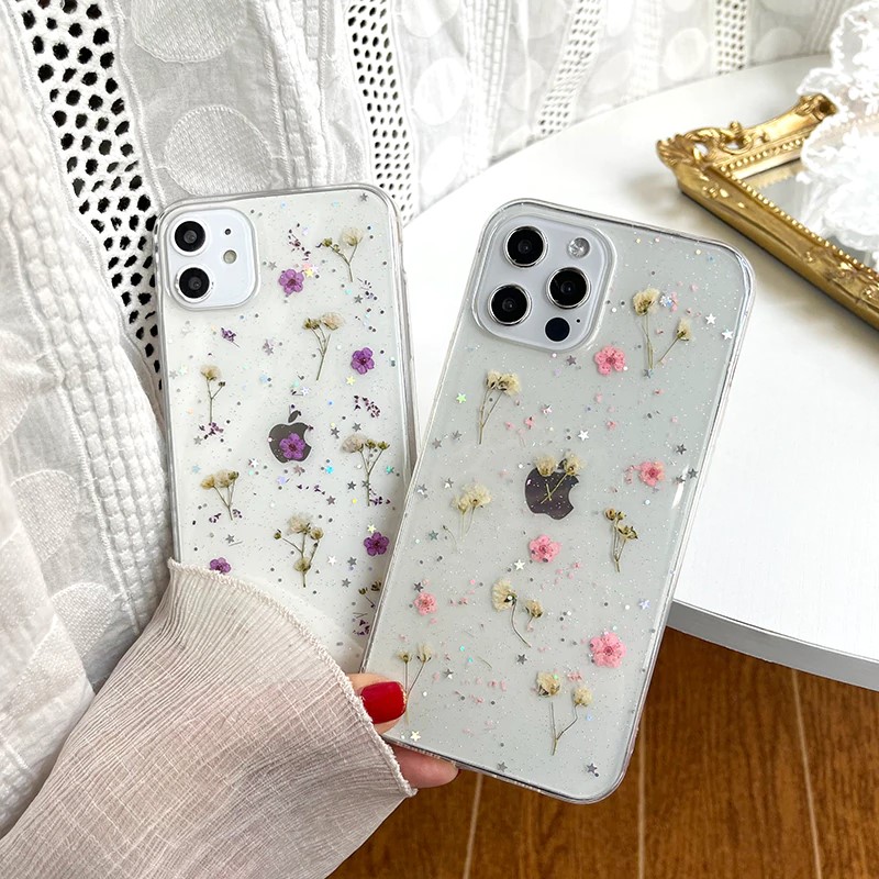 Dried Pressed Flowers Cases - FinishifyStore