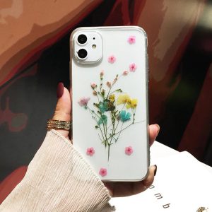 Pressed Dried Flowers iPhone Case
