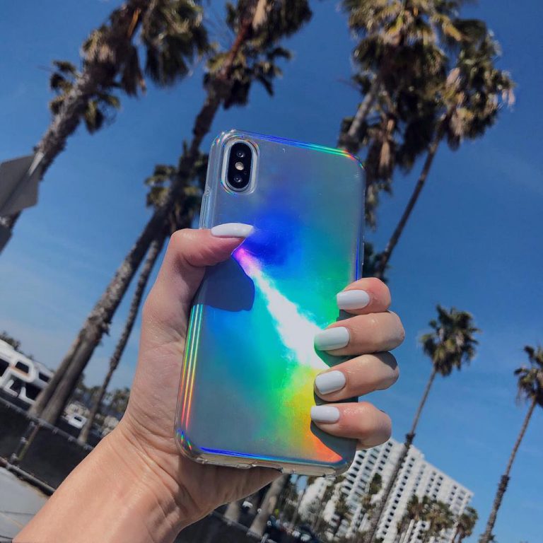 Aura Holographic iPhone Case FinishifyStore