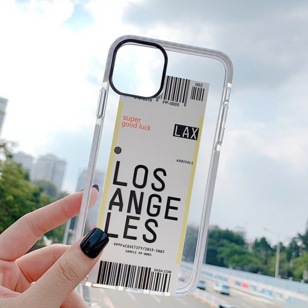 Boarding Pass Los Angeles iPhone Case