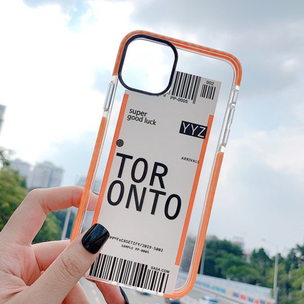 Boarding Pass Toronto iPhone Case