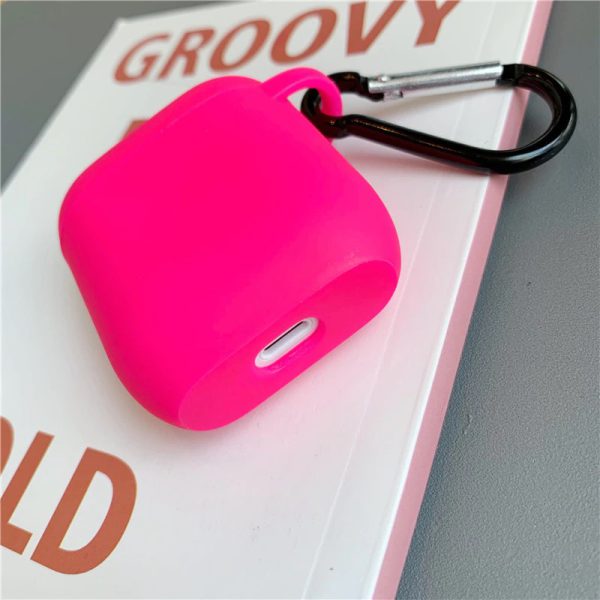 Bright Neon Pink AirPod Case