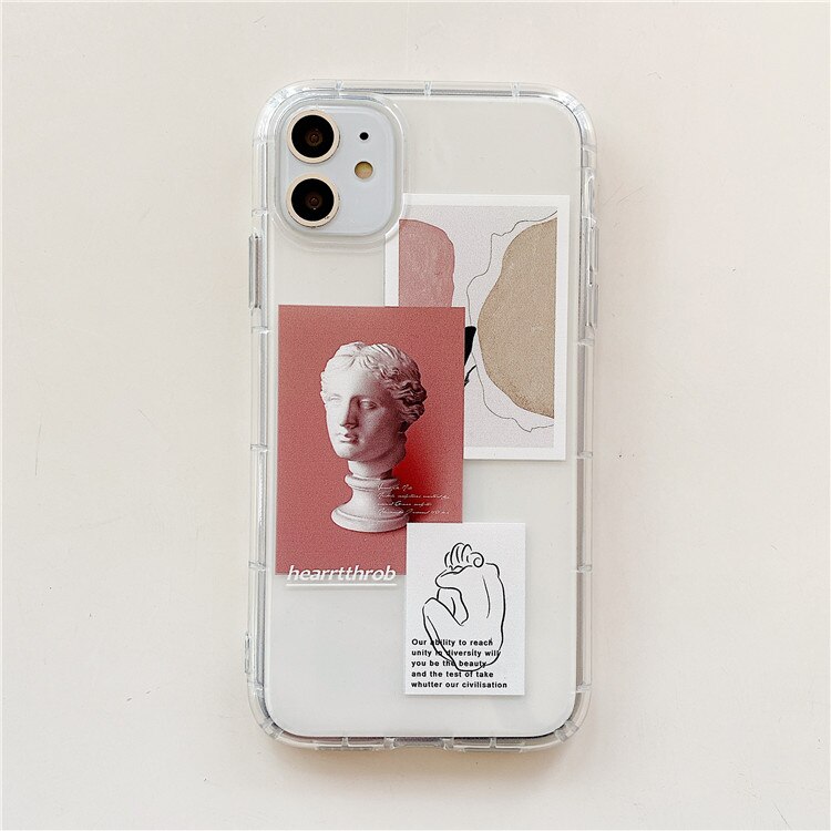 Abstract Clear iPhone Case - FinishifyStore