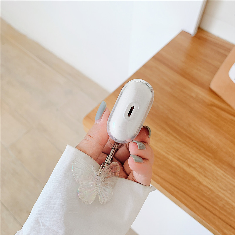 Blue Butterfly Case for Apple AirPods