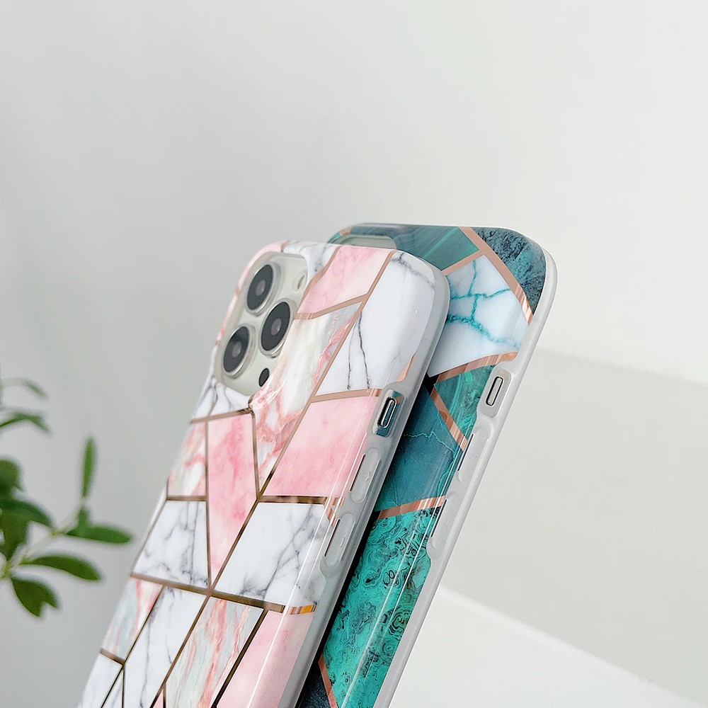 Geometric Marble iPhone 13 Pro Max Case