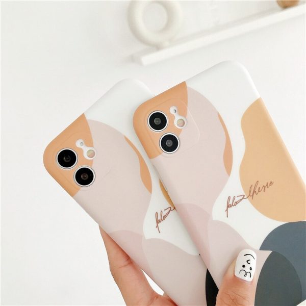 Matte Abstract iPhone 13 Case