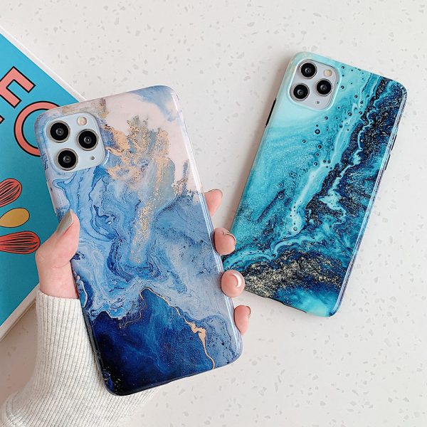 Sea Marble Print iPhone 11 Pro Max Cases - FinishifyStore