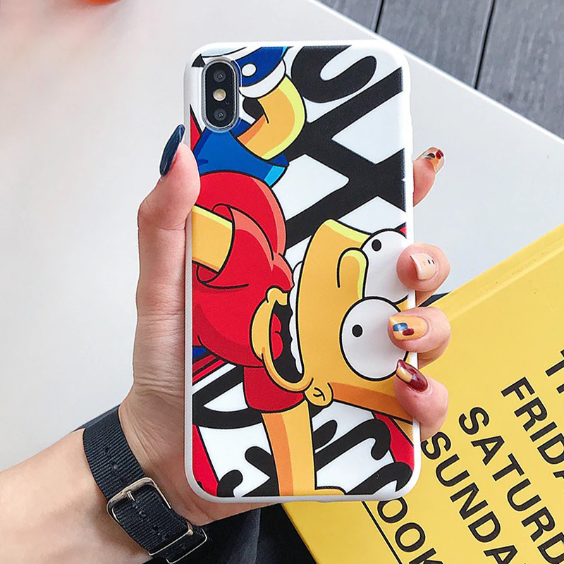 Simpsons Print iPhone XR Case - FinishifyStore