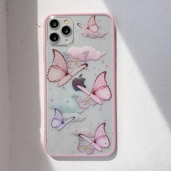 Butterfly Aesthetic iPhone 13 Pro Max Case - FinishifyStore