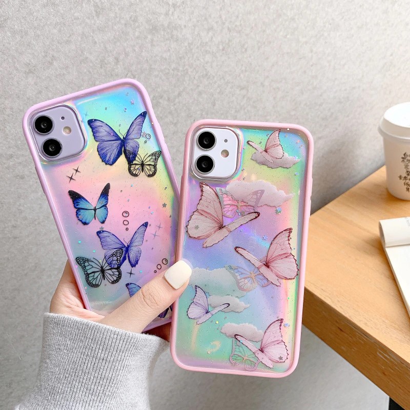 Holographic Butterfly Iphone Case Finishifystore