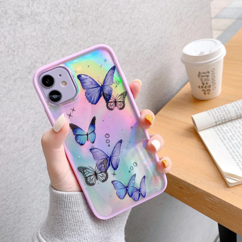 Holographic Butterfly Iphone Case Finishifystore