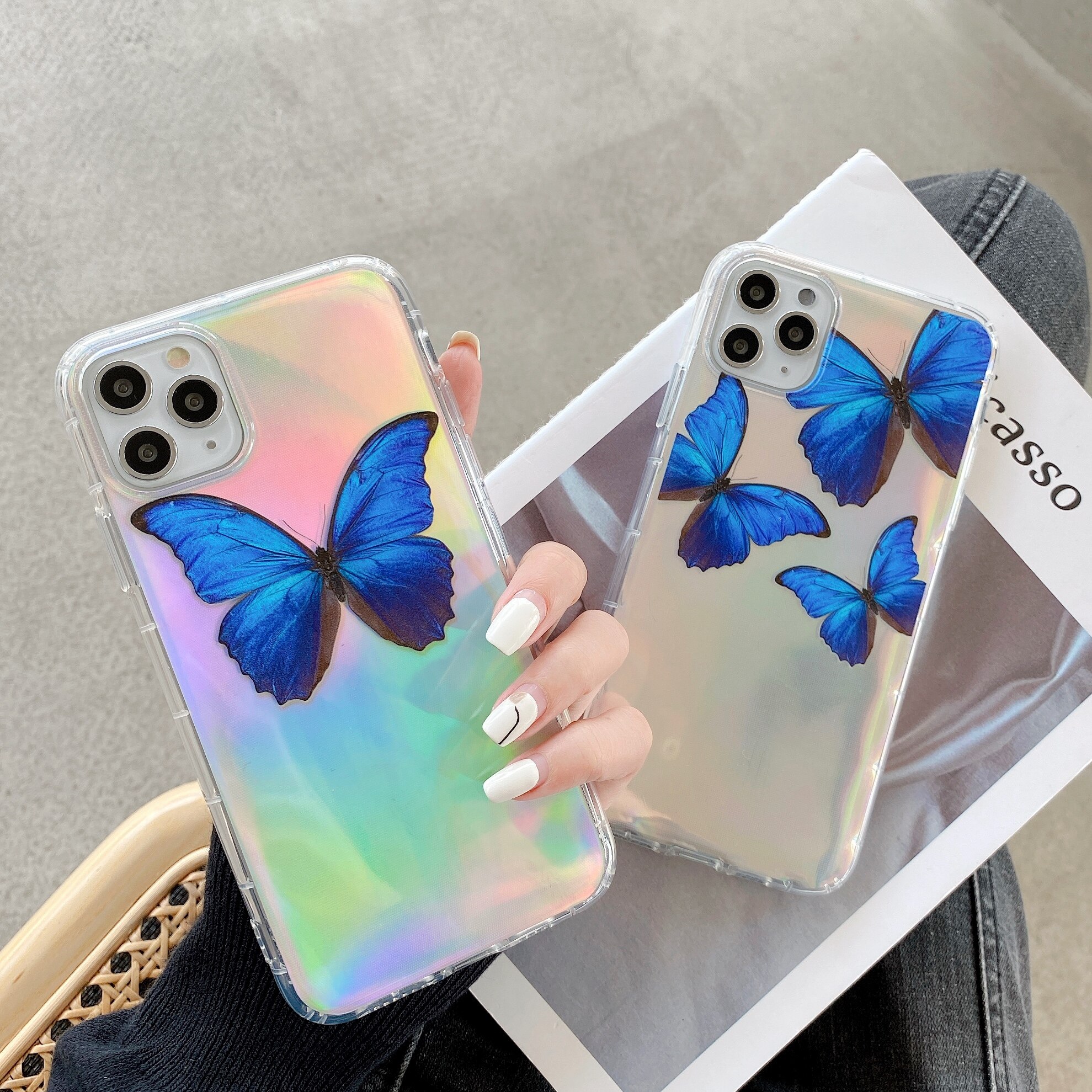 Holographic Butterfly iPhone Case FinishifyStore