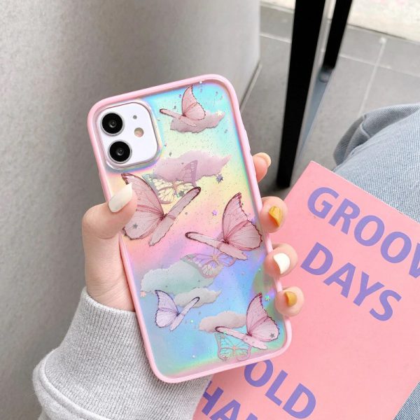 Holographic Butterfly Iphone Case Finishifystore
