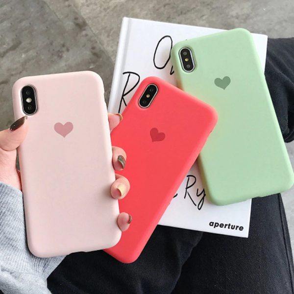 Love Heart Silicone iPhone Case | FINISHIFY