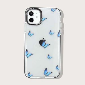 Butterfly Clear iPhone 12 Case - FinishifyStore