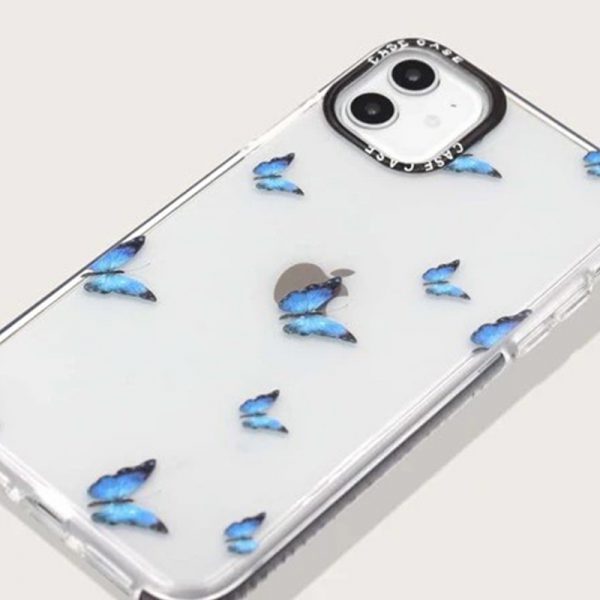 Butterfly Clear iPhone 13 Case - FinishifyStore