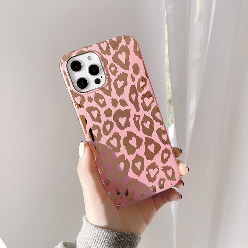 Pink Plated Leopard Case - FinishifyStore
