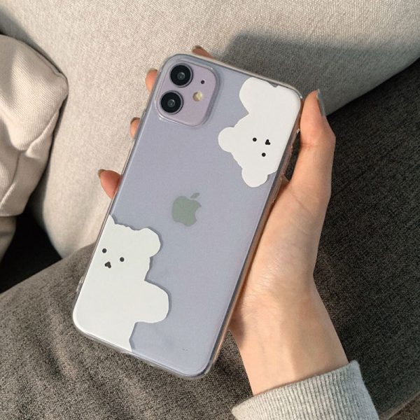 White Teddy Bears iPhone 11 Case