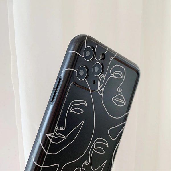 line art phone cases for iPhone