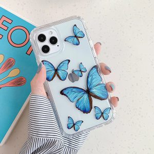 Blue Butterfly iPhone 14 Pro Max Case