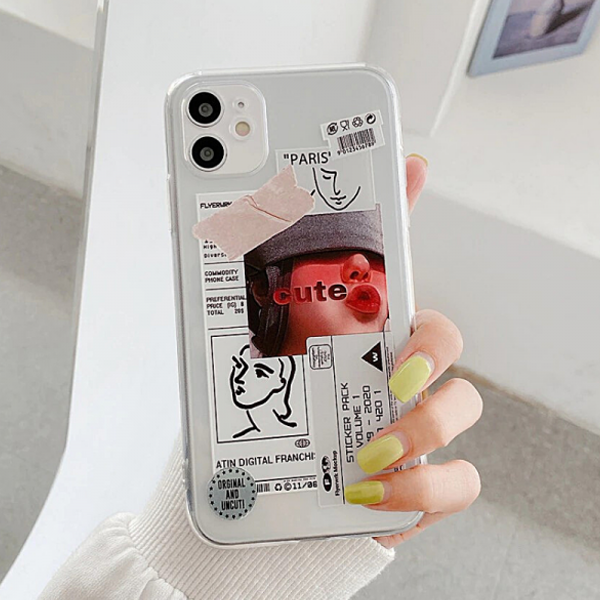 Out of Think Sticker iPhone 12 Case - FinishifyStore