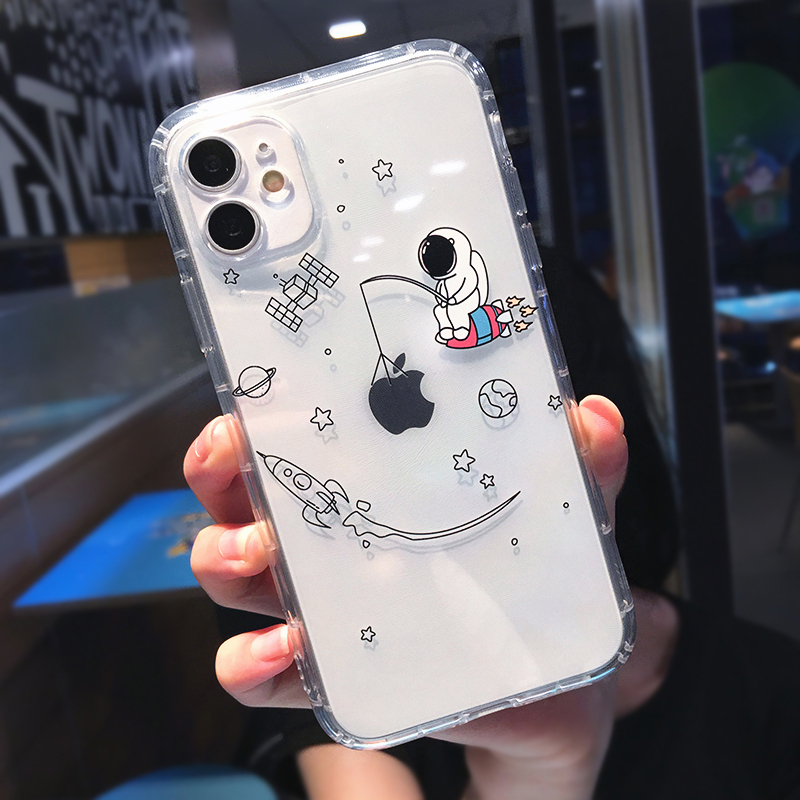 Astronaut Clear iPhone 11 Cases - FinishifyStore