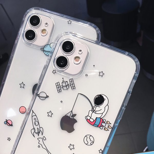 Astronaut Clear iPhone Xr Cases - FinishifyStore