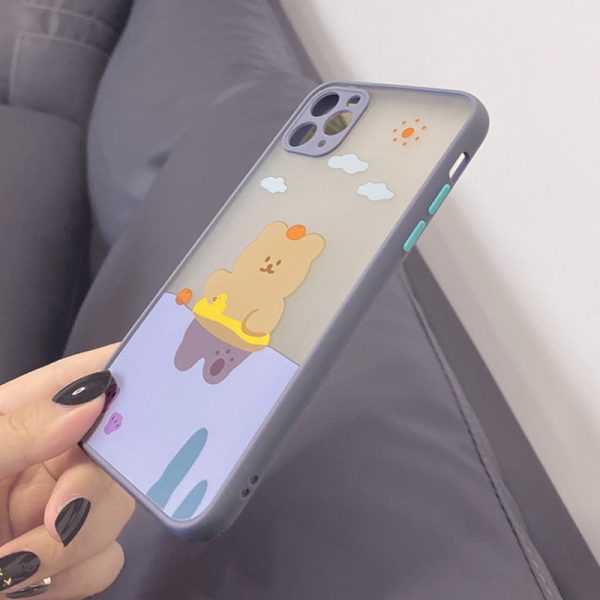 Bear In The Pool iPhone 12 Pro Max Case - FinishifyStore