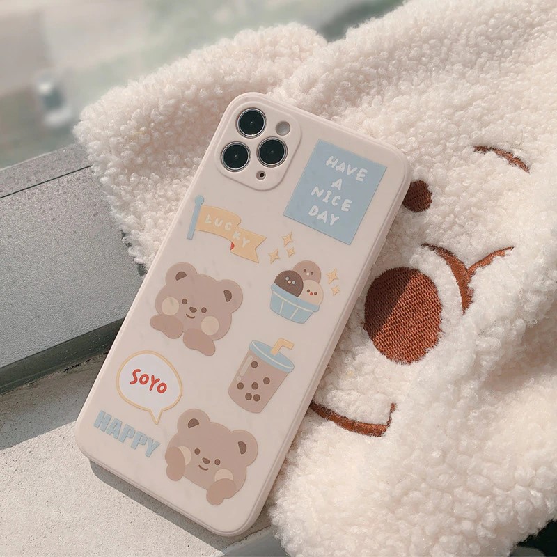 Brown Bear Kawaii iPhone 12 Pro Max Case